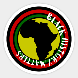 Black History Matters Sticker